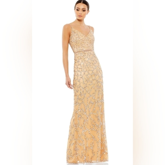 Macduggal 5481 Nude size 4 NWT - Picture 1 of 6